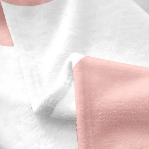 Vista 5 de Manta de franela de forro polar rosa femenina, manta de cama para todas las estaciones de los años 70 para cama, sofá, sofá, bonita manta de felpa