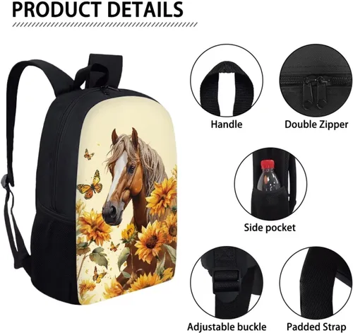 Vista 81 de HUGS IDEA Los animales frescos 3D niños escuela libro bolsa niños impresión mochilas, Baloncesto, Moderno