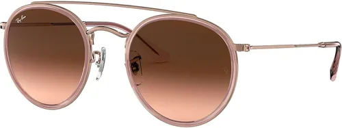 Vista 2 de Ray-Ban RB3647N - Gafas de sol redondas de doble puente para mujer