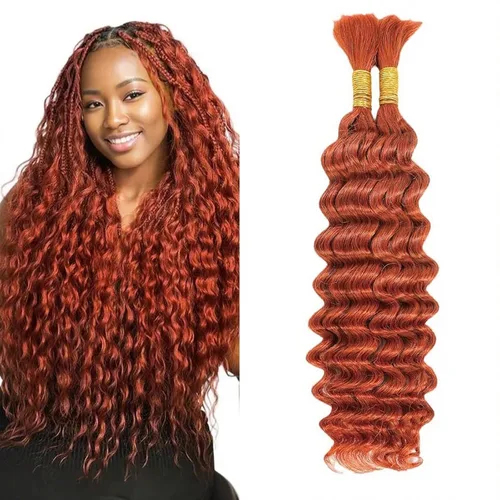 Vista 11 de Cabello humano bohemio, cabello trenzado, 16 pulgadas, 3.53 onzas #1B
