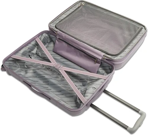 Vista 3 de American Tourister Stratum 2.0 Equipaje rígido expandible con ruedas giratorias, Púrpura (Purple Haze), Stratum 2.0 Equipaje rígido expandible