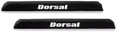 Vista 8 de DORSAL Aero - Almohadillas para portaequipajes de techo para barras transversales de fábrica y anchas - Paquete de 2 para tablas de surf, kayaks