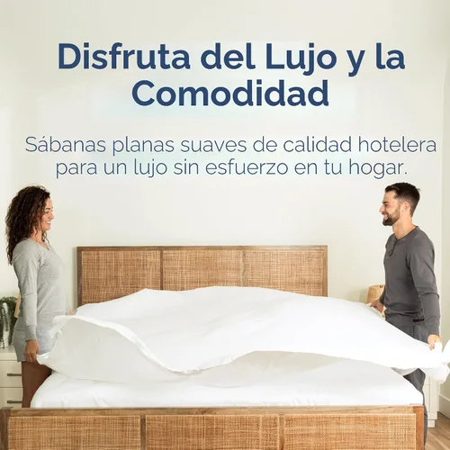 Vista 2 de Sábana encimera de bolsillo profundo, más suave que el algodón egipcio, 1 sábana encimera para colchón tamaño individual, se vende por separado