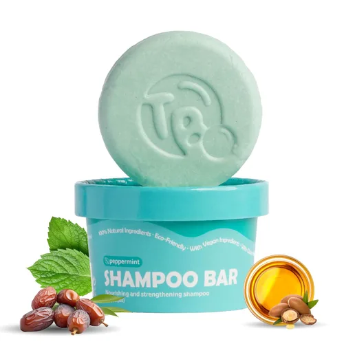 Vista 12 de Barra de champú con ácido hialurónico + extracto de tomate para cabello canoso, antienvejecimiento, restaura, fortalece y revive las hebras opacas