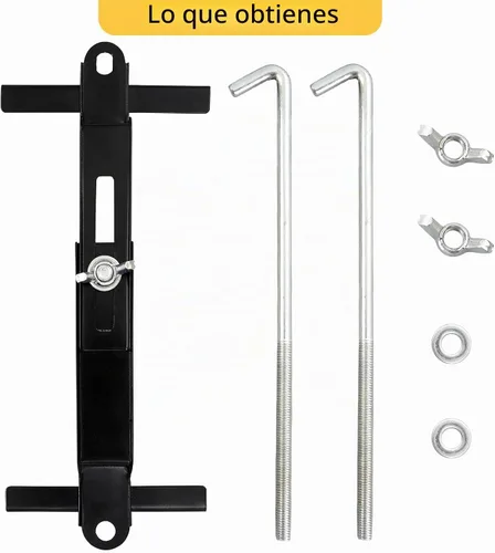 Vista 5 de Kit de Retención de Batería de Coche, Barra Transversal de Batería de Coche de Alta Resistencia con Abrazaderas de Servicio Pesado, Soporte