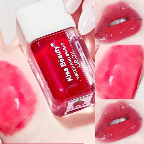 Vista 9 de Fruit Pearlescent - Aceite de labios voluminoso, cuidado de labios, kit de brillo de labios mini Pearl & Shimmer para el cuidado de los labios 01#