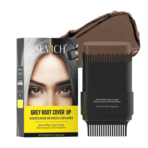 Vista 15 de Polvo para Línea de Cabello Sevich 2.0, Oculta Instantáneamente la Pérdida de Cabello, Polvo para Toque de Raíces, Sombra de Cabello para Mujeres