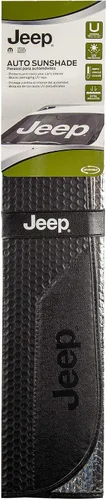 Vista 3 de Plasticolor 003859W01 - Parasol para parabrisas delantero de Jeep, acabado mate negro, para auto, camión o SUV