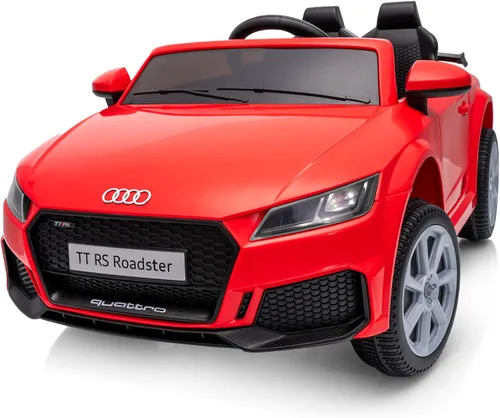 Vista 7 de Audi TTRS 12V - Juguetes de paseo con licencia para niños pequeños de 1 a 3 años Azul oscuro