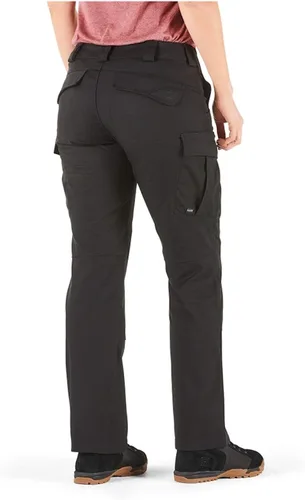 Vista 4 de 5.11 Tactical Stryke Covert Pantalones cargo para mujer, elásticos, construcción reforzada, estilo 64386