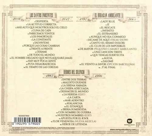 Vista 2 de Canciones 1987-2017