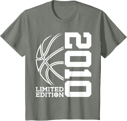 Vista 111 de Camiseta de baloncesto de 13 cumpleaños edición limitada 2010, Negro