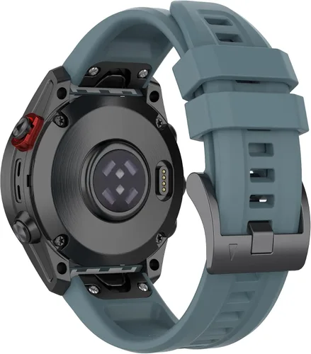 Vista 14 de REYDA Correa de silicona compatible con Garmin Fenix 8 Pro 1.850 in/8 1.850 in/E 1.850 in, 0.866 in, correa de reloj de ajuste rápido de silicona