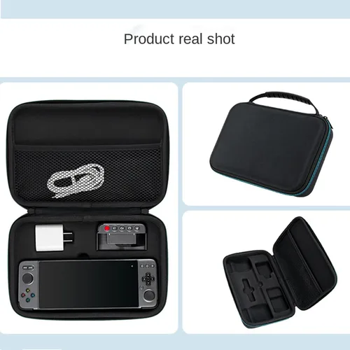 Vista 3 de ZLiT Funda de consola GPD XP, EVA a prueba de golpes, funda protectora para consola de videojuegos GPD XP con película protectora