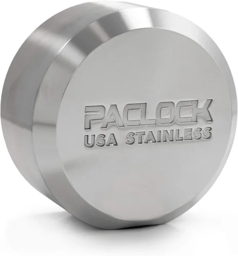 Vista 10 de PACLOCK's 7-Series Flat Back Puck w/Tapped Holes, High Security Rotating Disc, Manufacturer-Controlled Key Assigning, Exclusive Key Number, U-Pick!