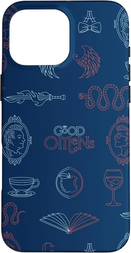 Vista 19 de iPhone 16 Good Omens - Funda Símbolos