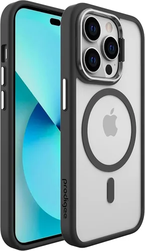 Vista 15 de Prodigee iPhone 14 Pro Max Safetee Flow Night + Mag Multicolor translúcido Prueba de caídas Cubierta de doble capa Compatible con carga NOCHE