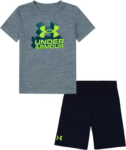 Vista 92 de Under Armour baby-girls Ua Terrazzo Leopard Heart SetShort Set