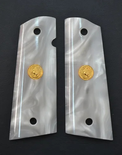 Vista 3 de Puños Colt 1911 White Pearl