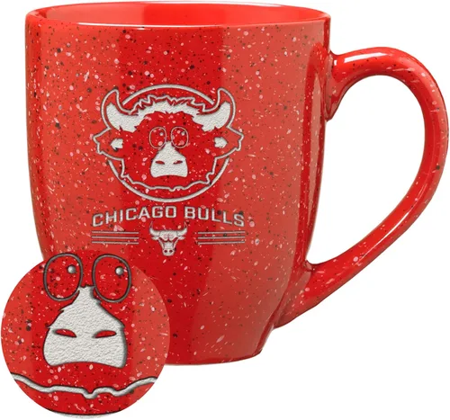 Vista 29 de Rico Industries NBA 16 oz Team Color Laser Engraved Speckled Ceramic Coffee Mug 3-Color del