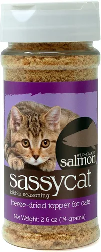 Vista 2 de Herbsmith Sassy Cat Kibble Seasoning - Caldo de huesos liofilizado - Decoración de comida para gatos para comedores quisquillosos - Caldo de hueso
