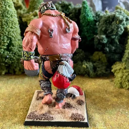 Vista 3 de Gigante 1 Ogro Troll en miniatura pintado Orcos Goblins Gargant Batallas de fantasía El Viejo Mundo Oldhammer 1.102 in