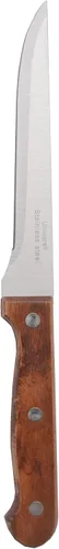 Vista 5 de Uniware Cuchillo de pan de acero inoxidable con mango de madera, hoja afilada de 8 pulgadas