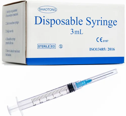 Vista 9 de Jeringa de 0.1 fl oz con aguja de 23G 1 pulgada, embalaje individual desechable (2 ML-23G-20PACK)