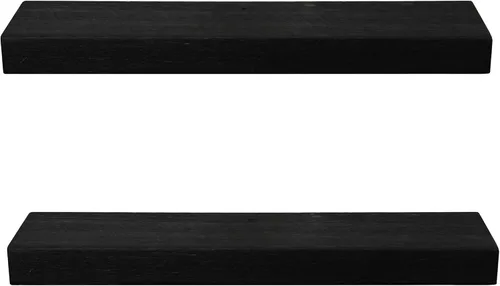 Vista 50 de joelsantiques Estantes flotantes de madera de 18 pulgadas para pared, 18 x Beige