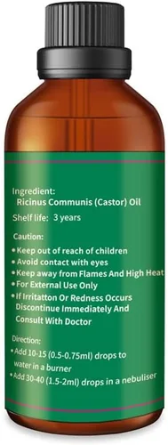 Vista 6 de yethious Aceite de ricino orgánico prensado en frío sin refinar crecimiento para pestañas, cejas, cabello. Kit de inicio de hidratación para la piel