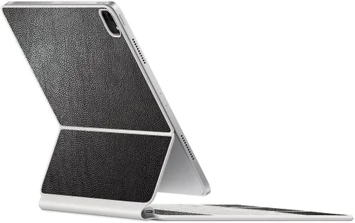 Vista 9 de SopiGuard Skin for 2021 Magic Keyboard Case 12.9 Precision - Adhesivo de vinilo de borde a borde superior, teclado y panel trasero (negro cepillado)