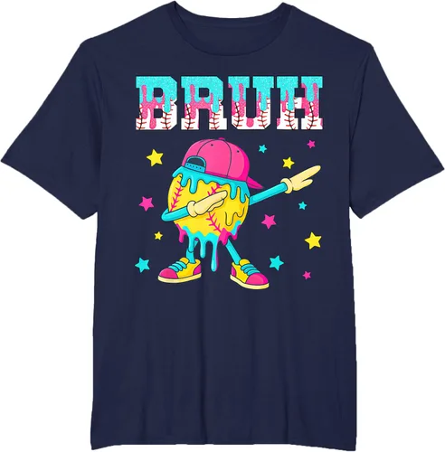 Vista 46 de Baseball Life Style 101 Apparel Youth Drip Baseball Boys Kid Camiseta
