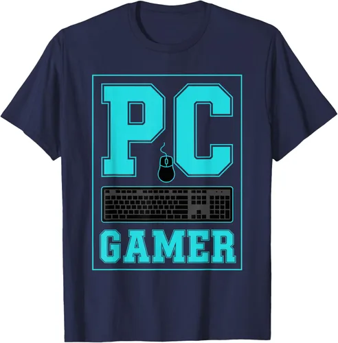 Vista 52 de PC Gamer Gaming Teclado Ratón Esports Computer Fan Camiseta