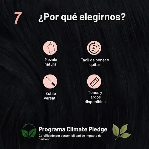 Vista 8 de Easyouth Extensión de cola de caballo de cabello humano, negro azabache, 12 pulgadas, 2.47 oz, extensiones de cola de caballo, extensiones de cola