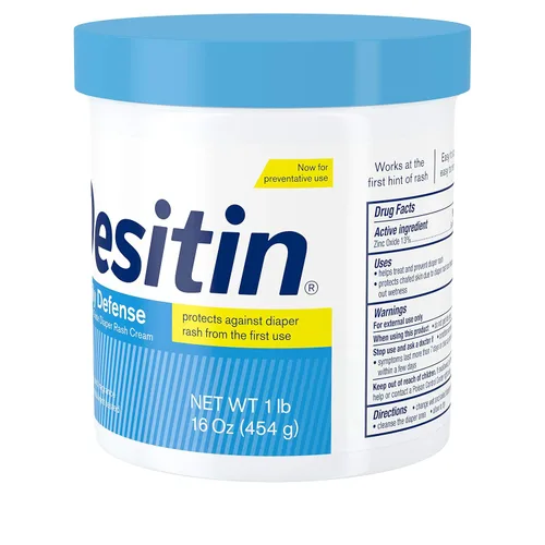 Vista 8 de Desitin Daily Defense - Crema antidermatitis para pañales con óxido de zinc para tratar, aliviar y prevenir la dermatitis del pañal, hipoalergénica