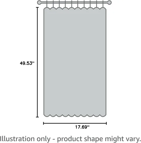 Vista 10 de DriftAway Harper Ink - Cortina de ventana con patrón floral para sala de estar, dormitorio, comedor, bolsillo para cortinero, 52 x 18 pulgadas, más