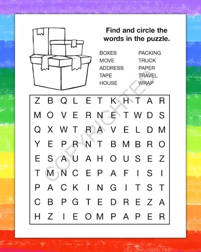 Vista 4 de ZOCO – When I Move – Libros para colorear de la casa nueva (paquete de 25 unidades, con lápices de colores) – Folletos de agentes inmobiliarios