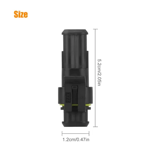 Vista 9 de JacobsParts Conector eléctrico impermeable, enchufe de 2 pines, conectores de cable eléctrico automático para automóvil, camión, barco y otras