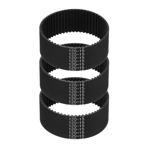 Vista 9 de MECCANIXITY 3.780 in GT-2 correa dentada, 5pcs 0.354 in ancho 0.079 in paso impresión 3D GT-2 correa dentada caucho de bucle cerrado, negro