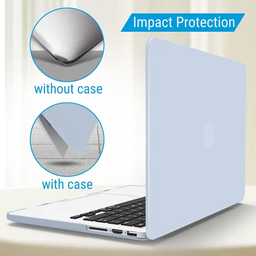 Vista 130 de IBENZER - Compatible con Funda para MacBook Pro de 13 Pulgadas 2015 2014 2013 Finales 2012 A1502 A1425, Carcasa Rígida con Cubierta para Teclado