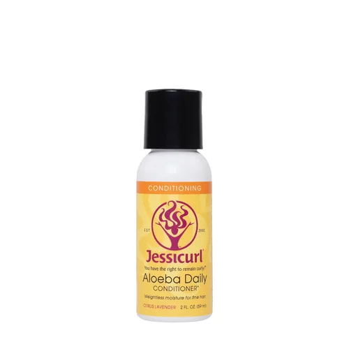 Vista 12 de Jessicurl Aloeba - Acondicionador diario para cabello rizado, lavanda cítrica, acondicionador sin enjuague de 32 onzas líquidas y solución