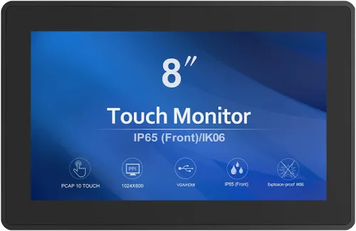 Vista 13 de GreenTouch Monitor táctil PCAP HDMI de 17,8 cm (7 pulgadas) con marco abierto de 1024x600 para mercados de consumo, venta minorista y hostelería