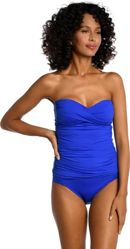 Vista 3 de La Blanca Traje de baño tankini bandeau Island Goddess estándar para mujer
