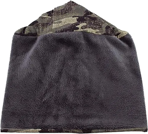 Vista 5 de Gorro de camuflaje multifunción con forro de felpa para mujeres y hombres