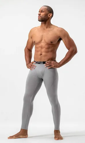 Vista 2 de DEVOPS - Pantalones de compresión térmicos para hombre mallas atléticas de base paquete de 2