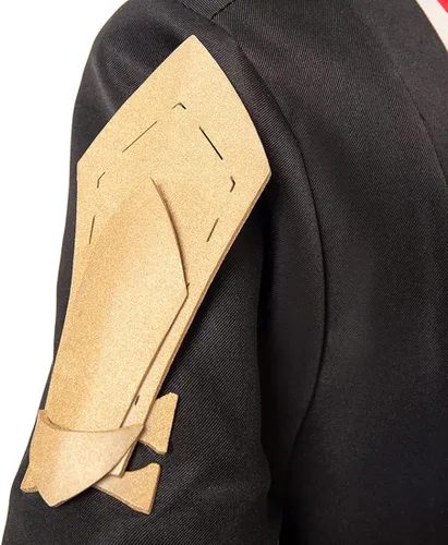 Vista 9 de FINER SHOP Disfraz de cosplay Genshin Impact Scaramouche Cosplay traje de ropa de traje de juego de rol trajes de Halloween - XS