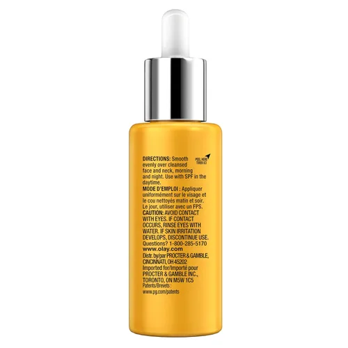 Vista 14 de Olay Suero de vitamina C + péptido 24, 40 mL (1.3 onzas líquidas)