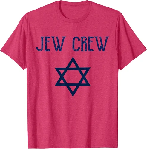 Vista 35 de Camiseta Jew Crew Jewish Star, gris, S