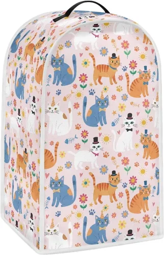 Vista 29 de Blender Dust Cover, Stand Mixer or Coffee Maker Appliance Cover, Anti Fingerprint Polyester Dust Proof Stain Resistant Blender Cover for Home