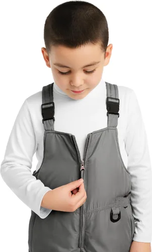 Vista 4 de Babero de nieve para niños Unisex para niños y niñas con aislamiento impermeable pantalones de nieve para esquísnowboard (2T-18)